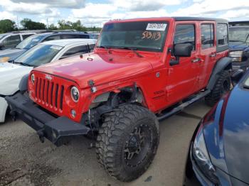  Salvage Jeep Wrangler