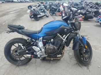  Salvage Yamaha Fz-07 09