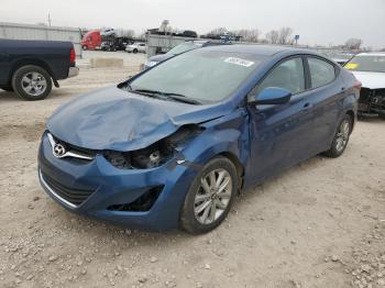  Salvage Hyundai ELANTRA