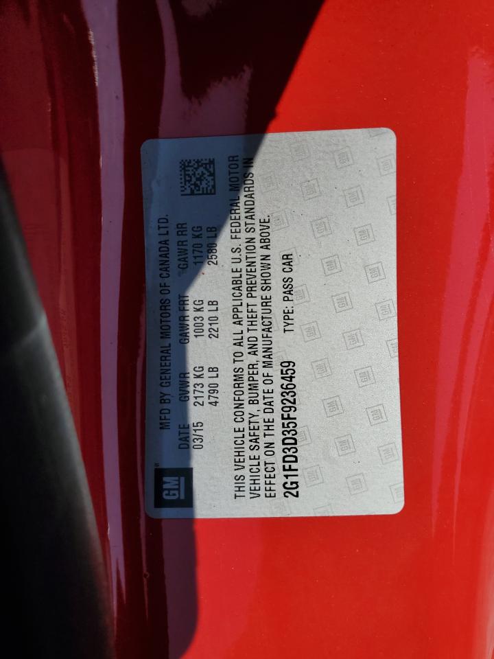 Chevrolet Camaro Lt Image 8