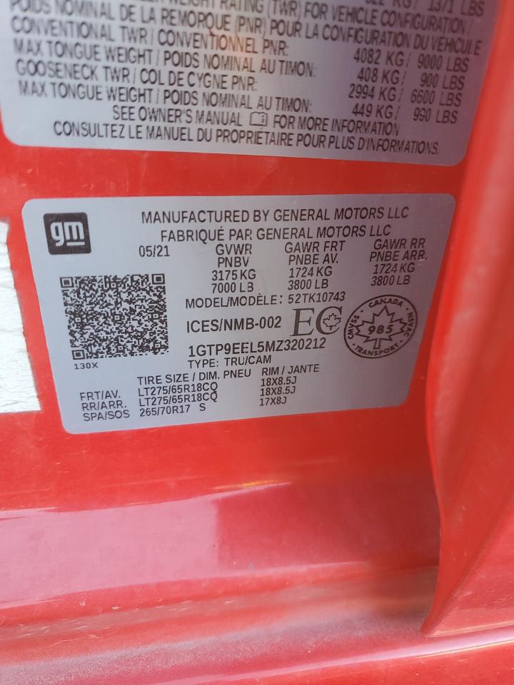 GMC Sierra K1500 At4 Image 11