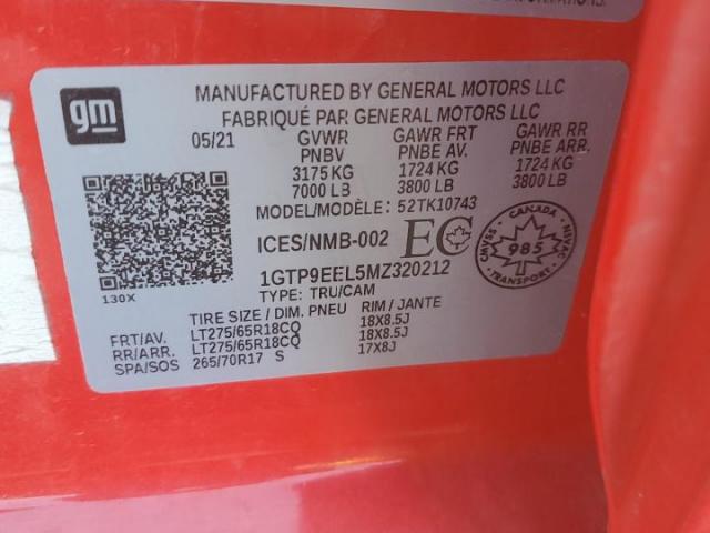 GMC Sierra K1500 At4 Image 11