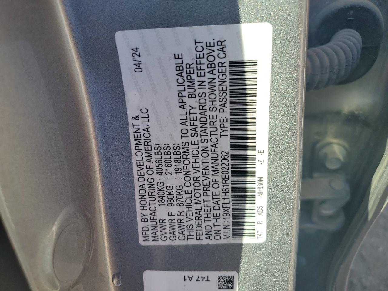 Honda Civic Sport Touring Image 9