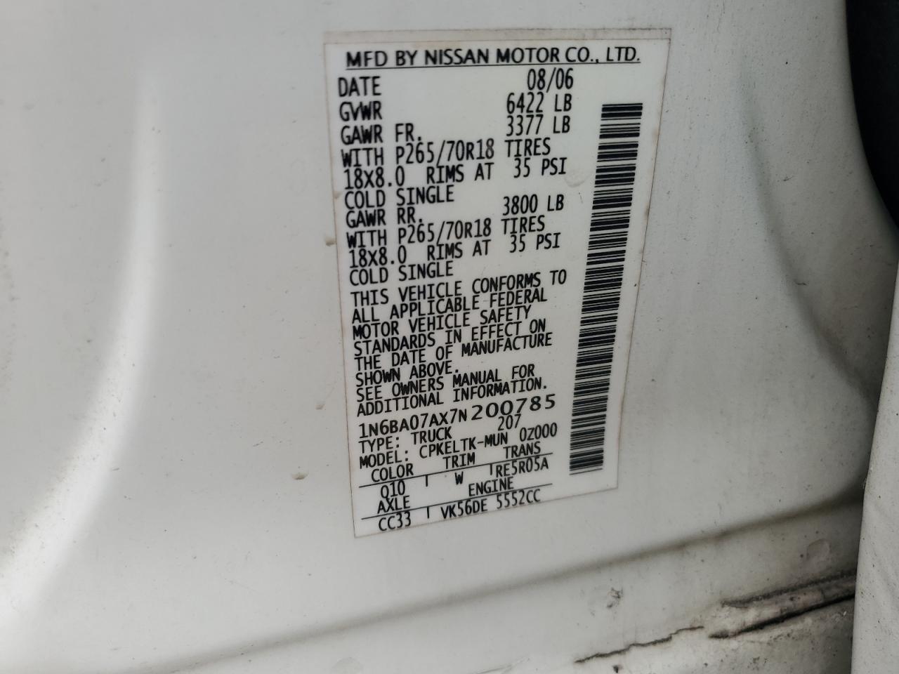 Nissan Titan Xe Image 12