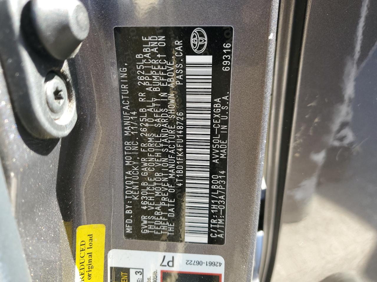 Toyota Camry Hybrid Image 4