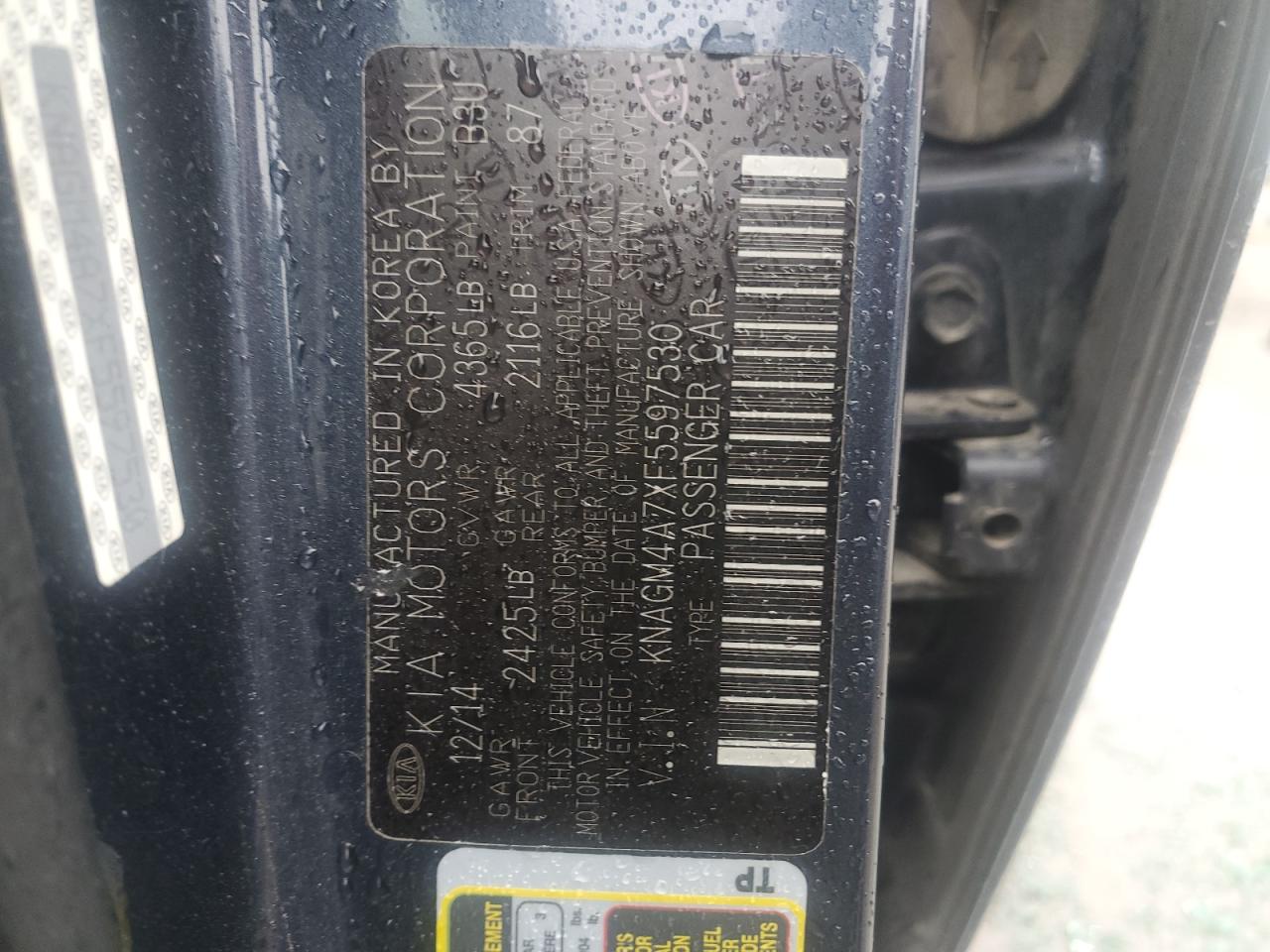 Kia Optima Lx Image 8