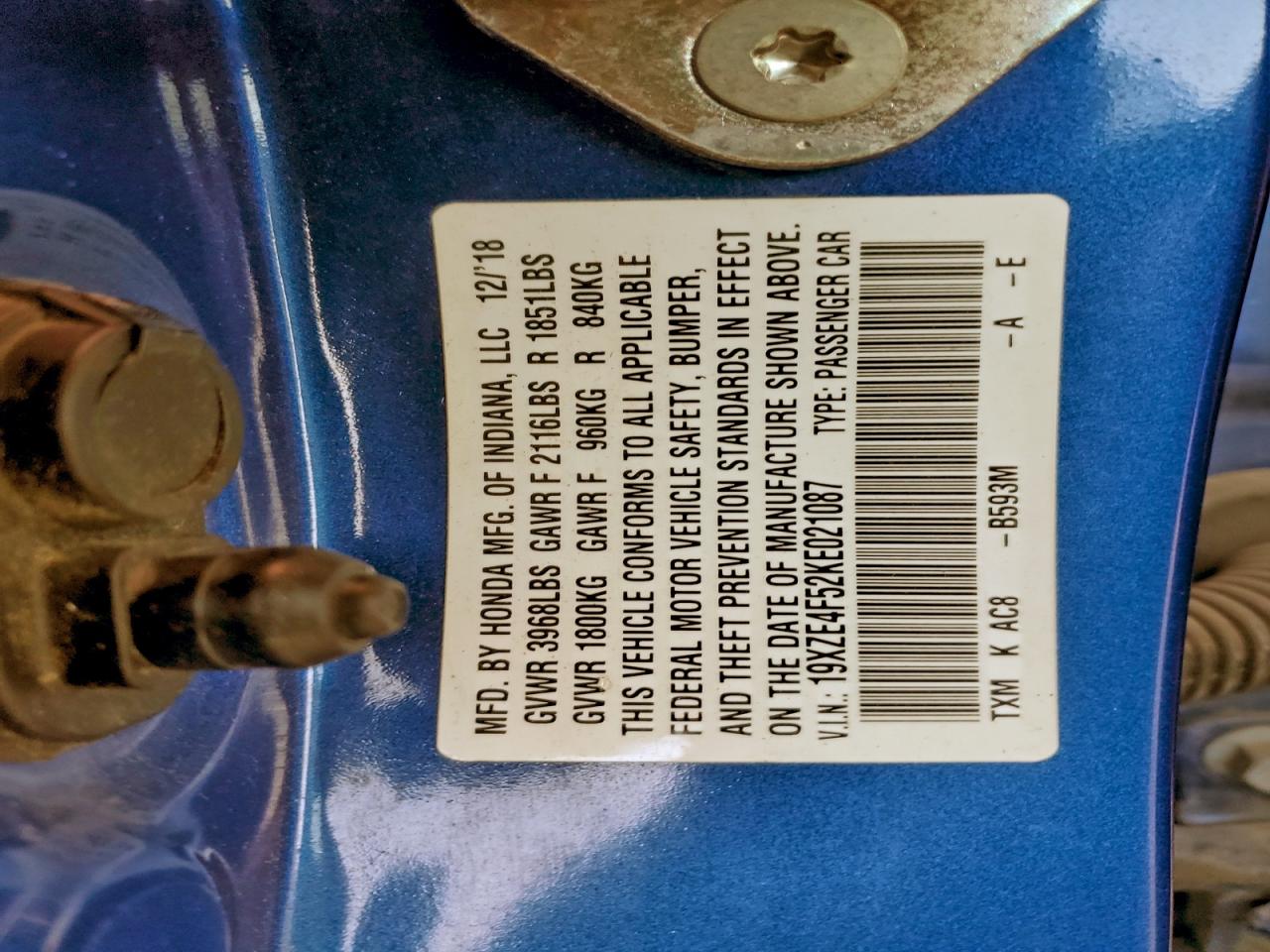 Honda Insight Ex Image 8