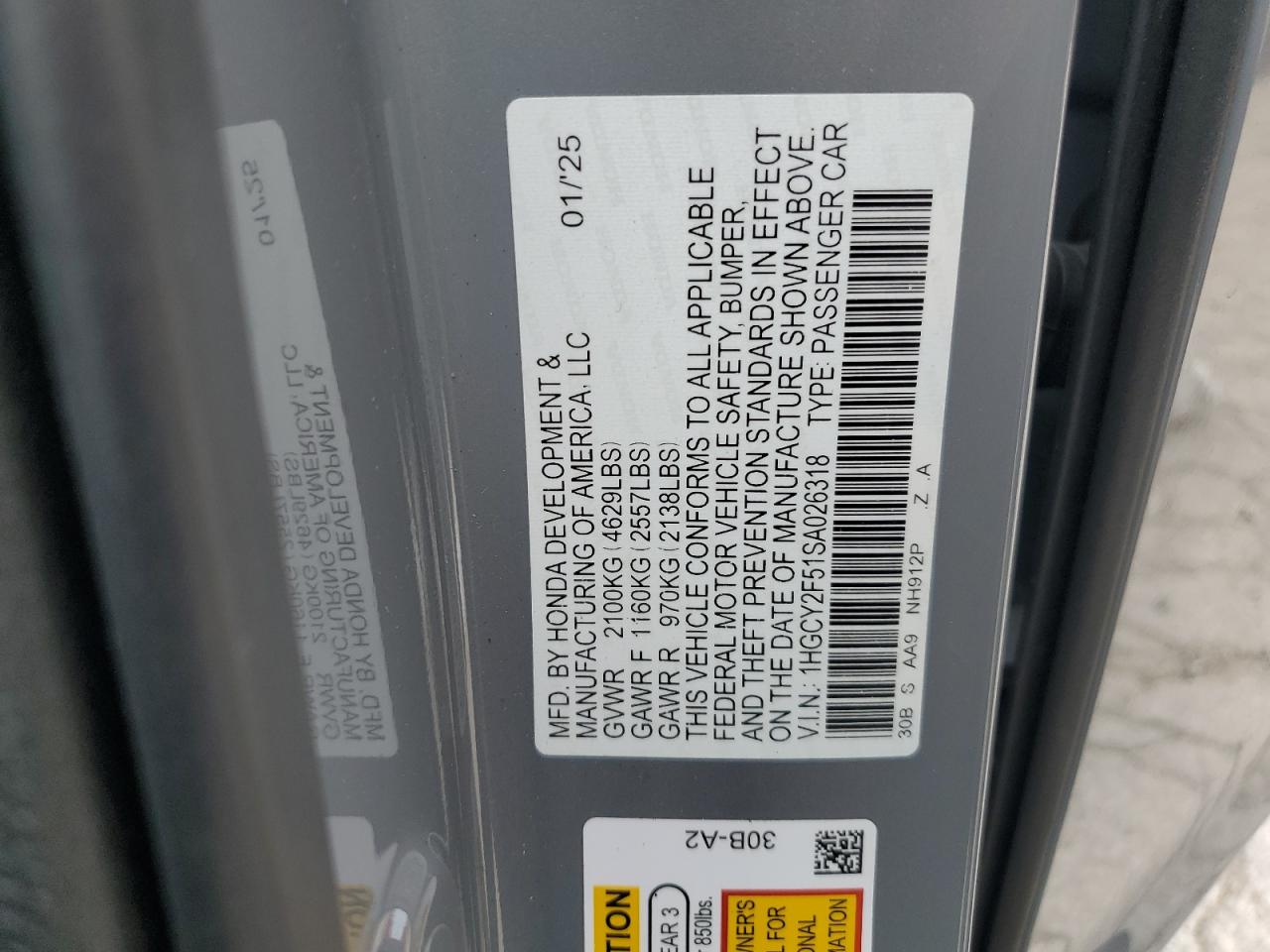 Honda Accord Hybrid Sport Image 11