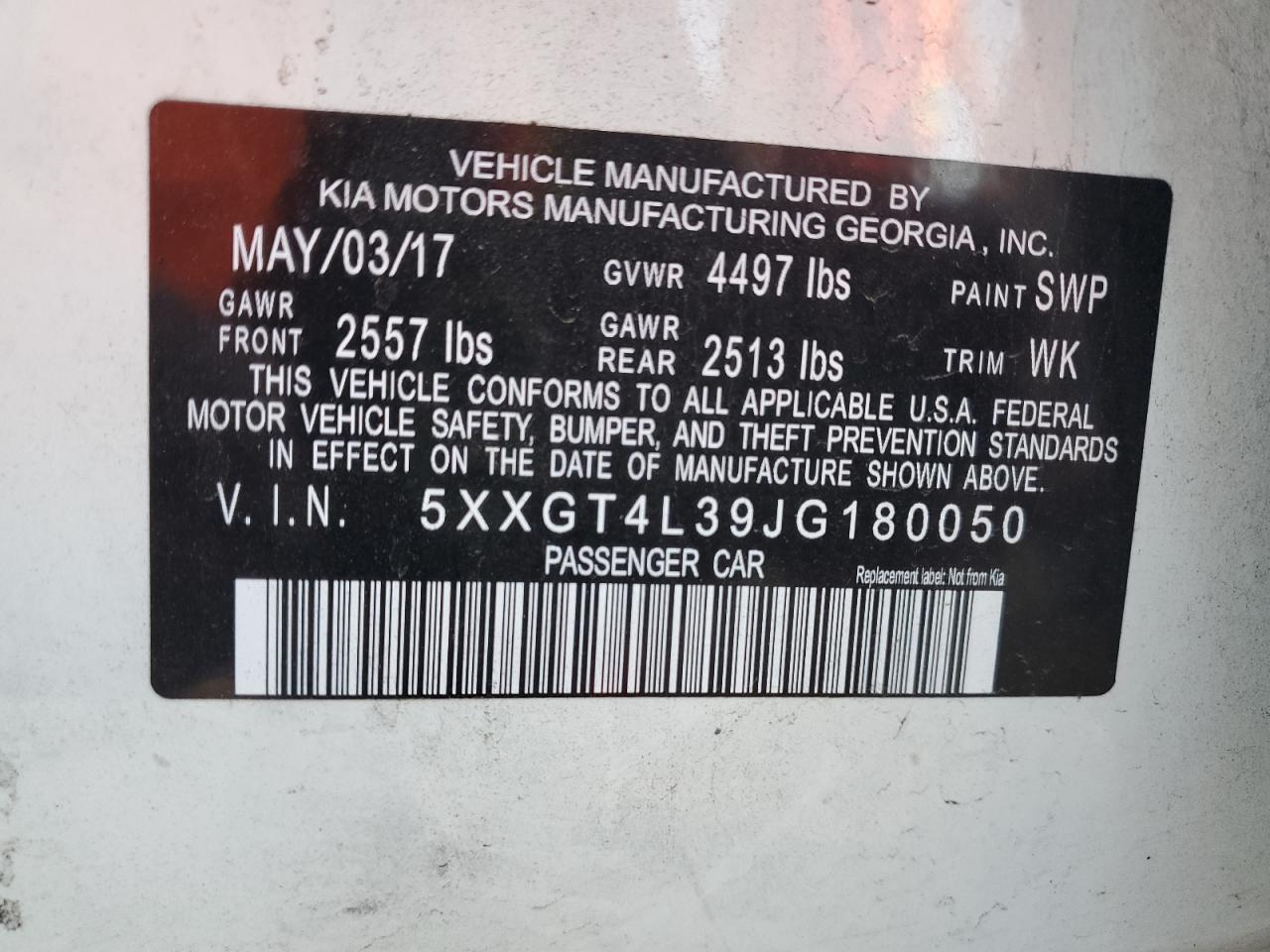 Kia Optima Lx Image 6