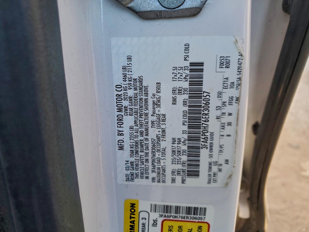 Ford Fusion Se Image 9