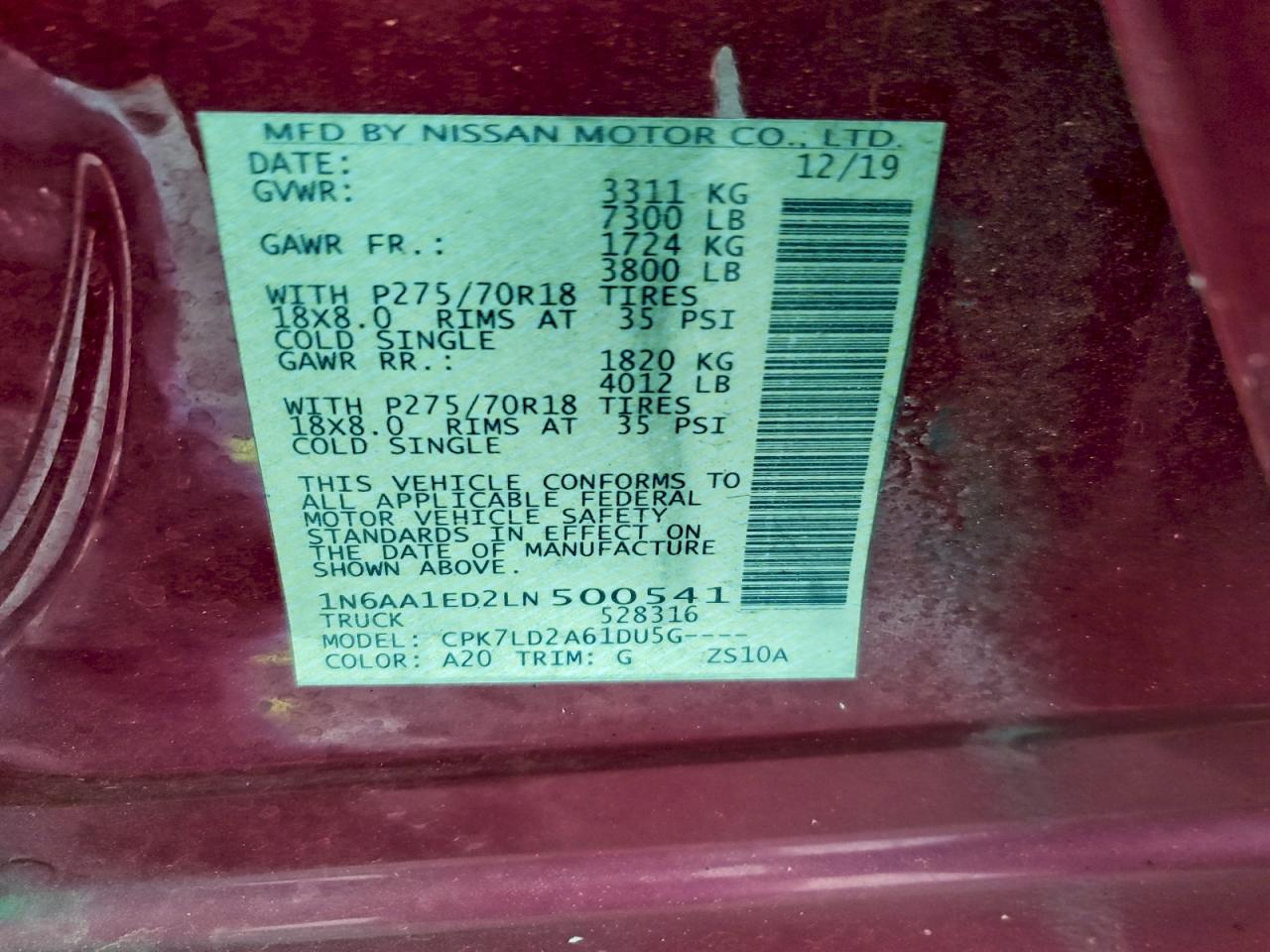 Nissan Titan Sv Image 11