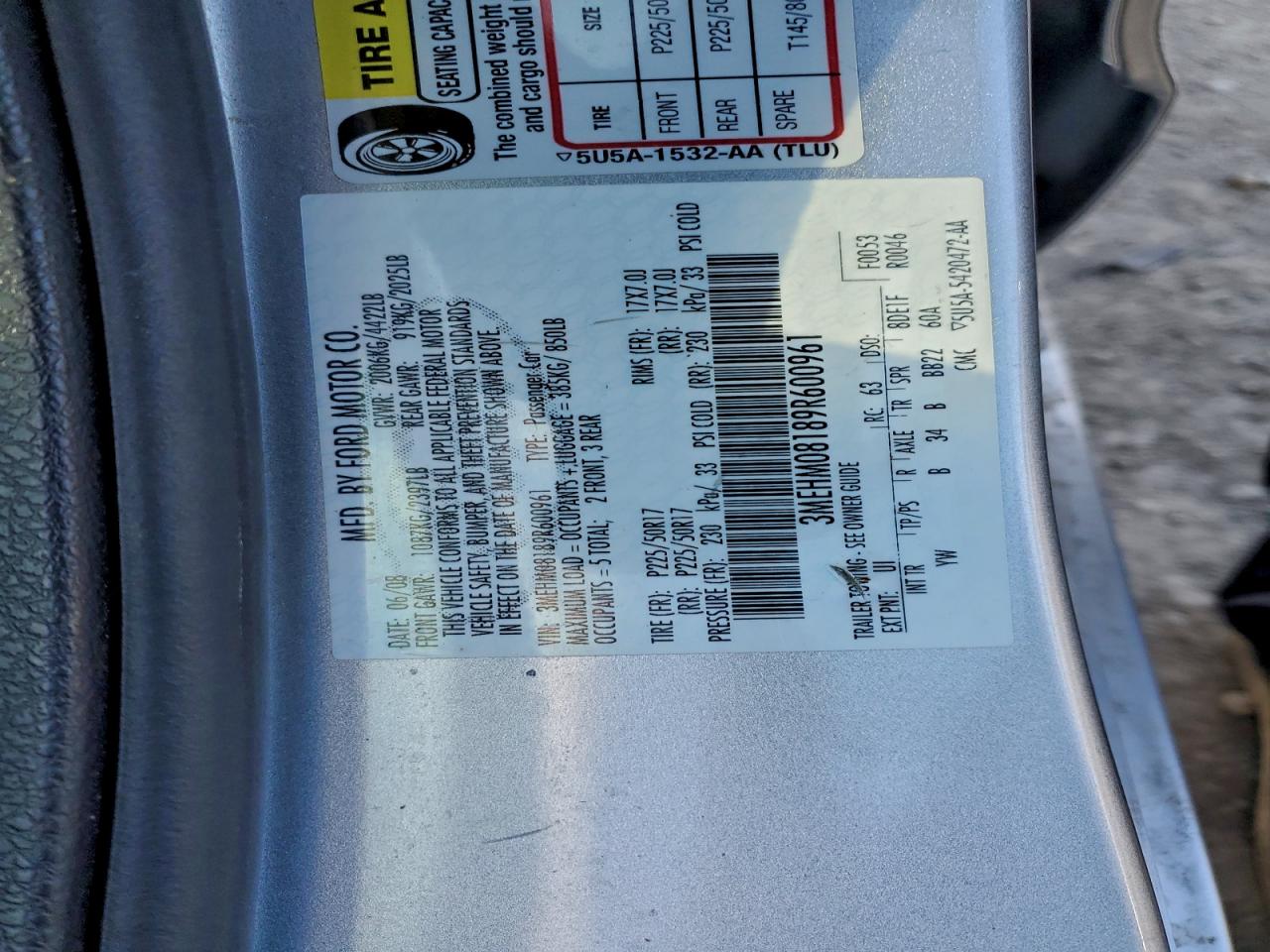 Mercury Milan Premier Image 3