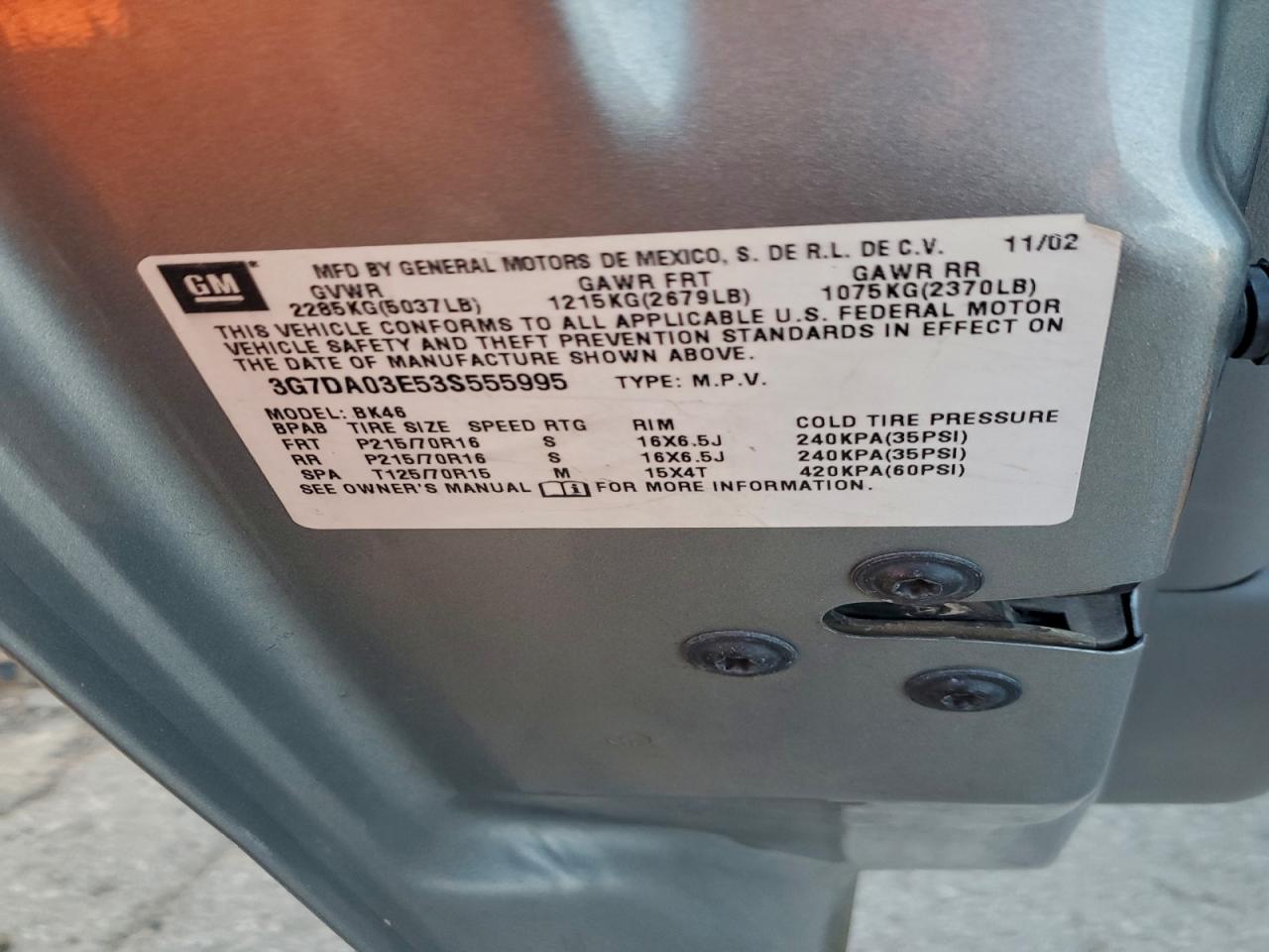 Pontiac Aztek Image 2