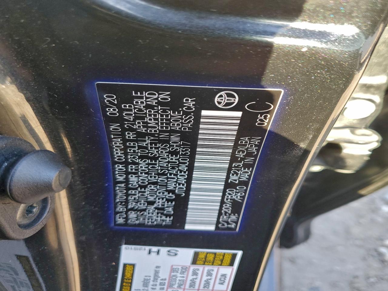 Toyota Corolla Le Image 9