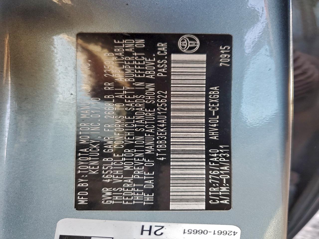 Toyota Camry Hybrid Image 12