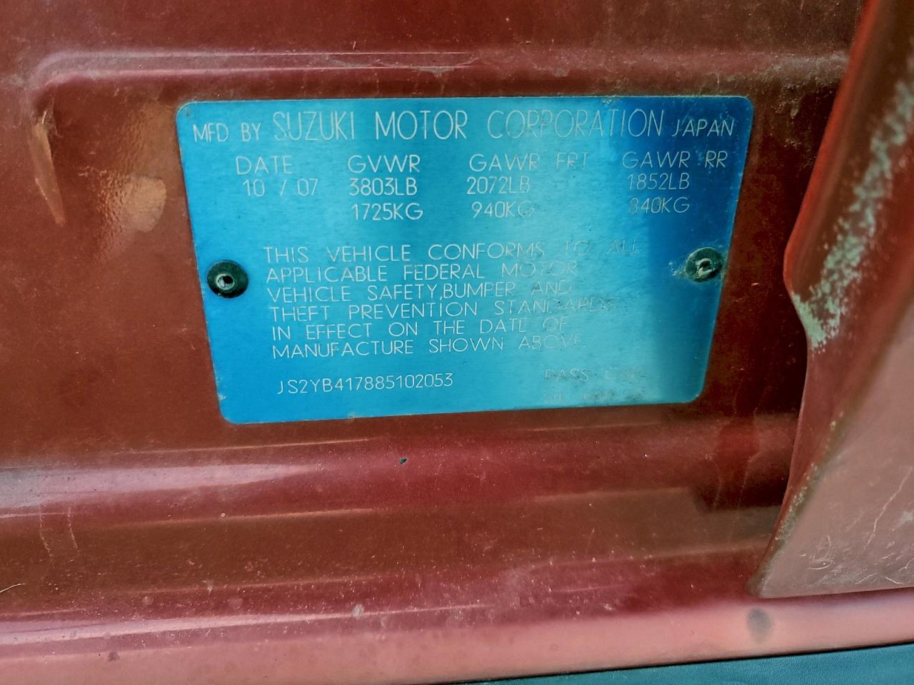 Suzuki SX4 Touring Image 11