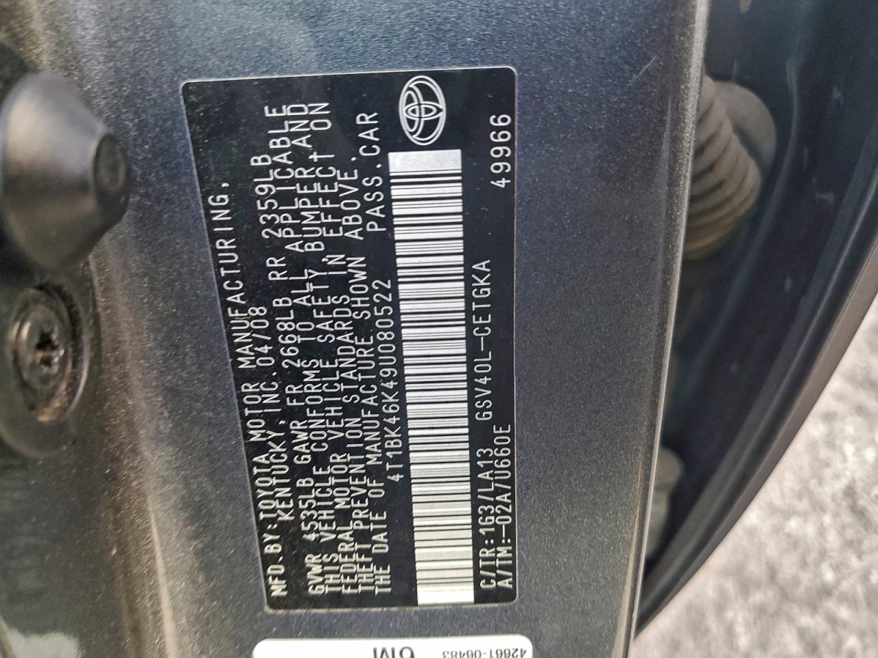 Toyota Camry Se Image 11