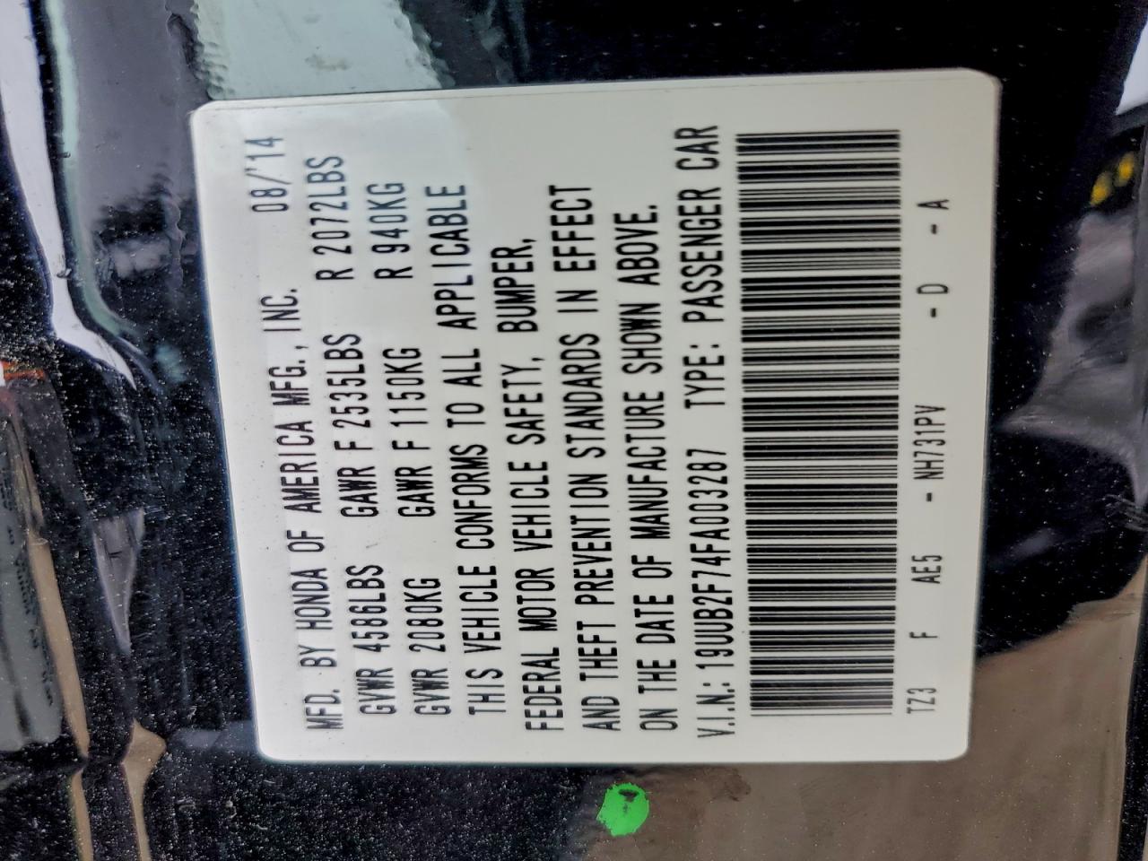 Acura TLX Advance Image 13