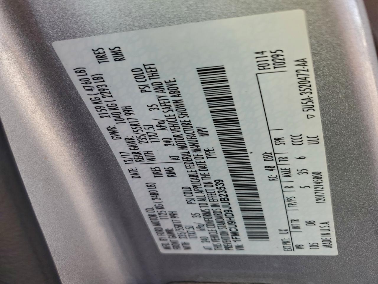 Ford Escape Sel Image 9