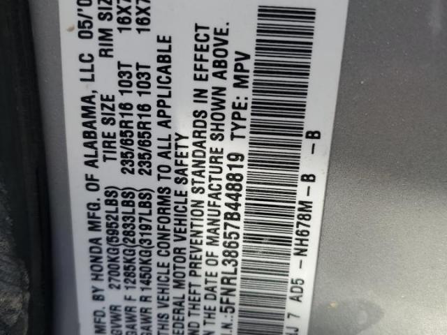 Honda Odyssey Exl Image 8