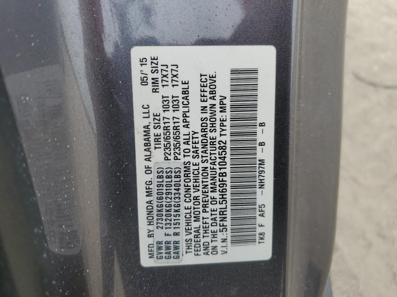 Honda Odyssey Exl Image 12