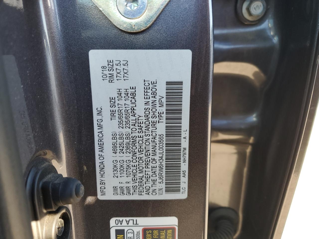 Honda Crv Lx Image 11