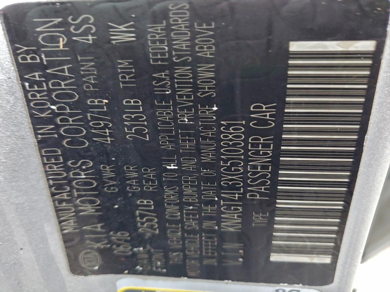 Kia Optima Lx Image 9