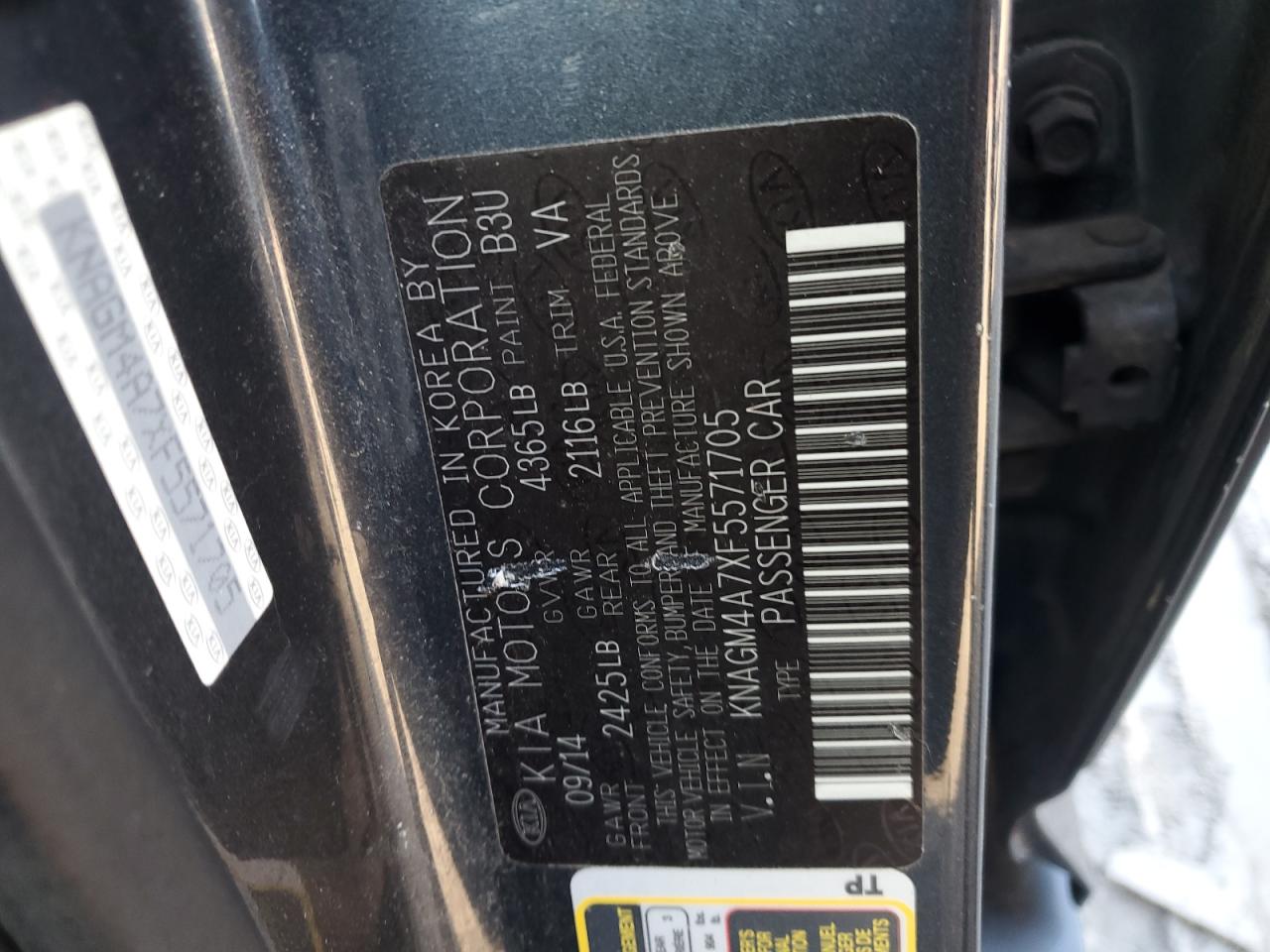 Kia Optima Lx Image 10