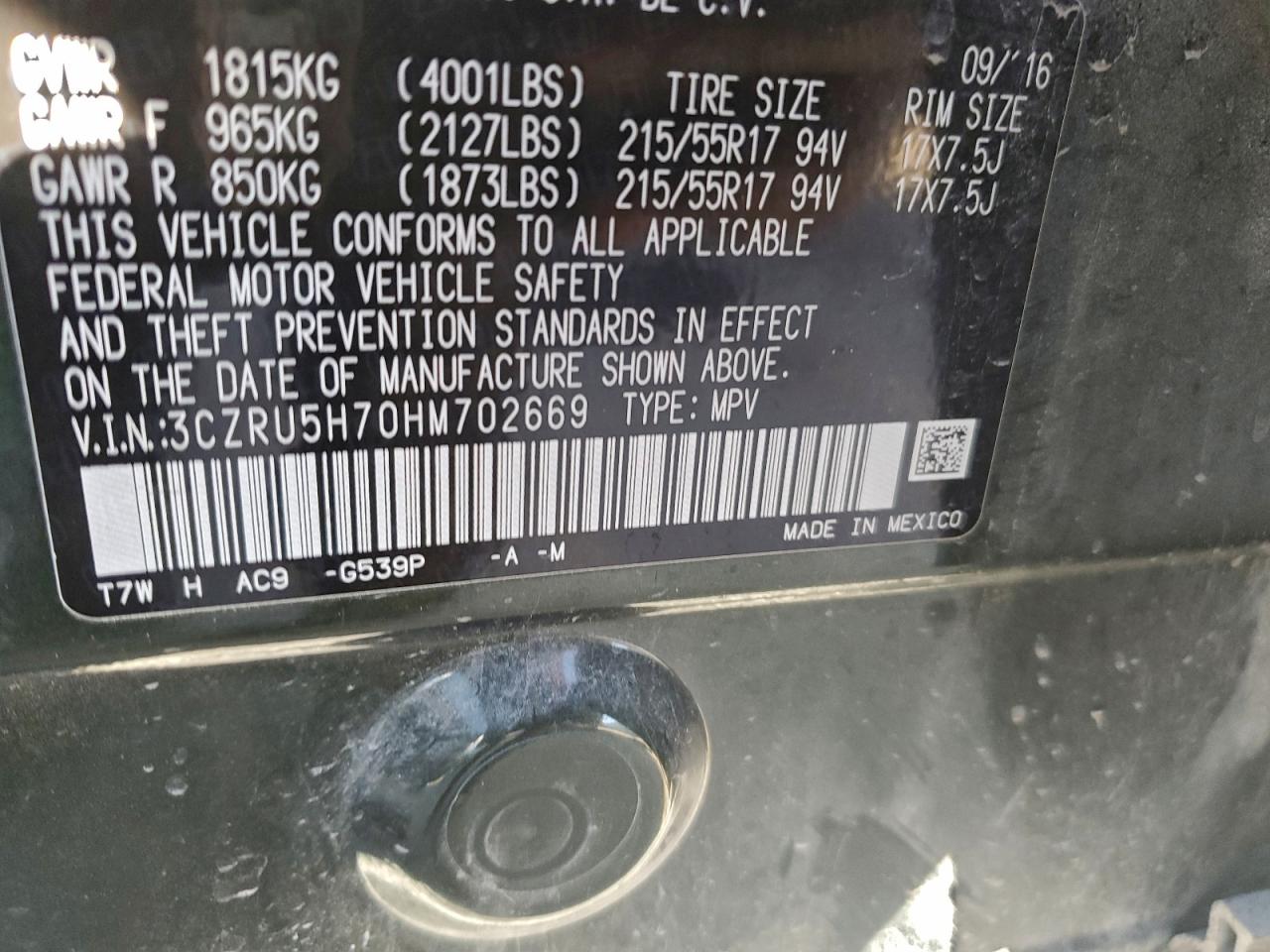 Honda HR-V Exl Image 2