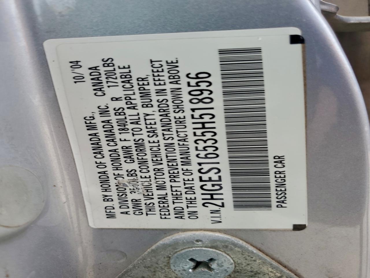 Honda Civic Lx Image 10