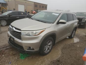  Salvage Toyota Highlander