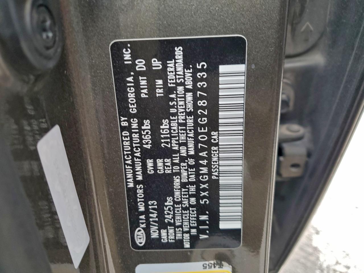 Kia Optima Lx Image 10