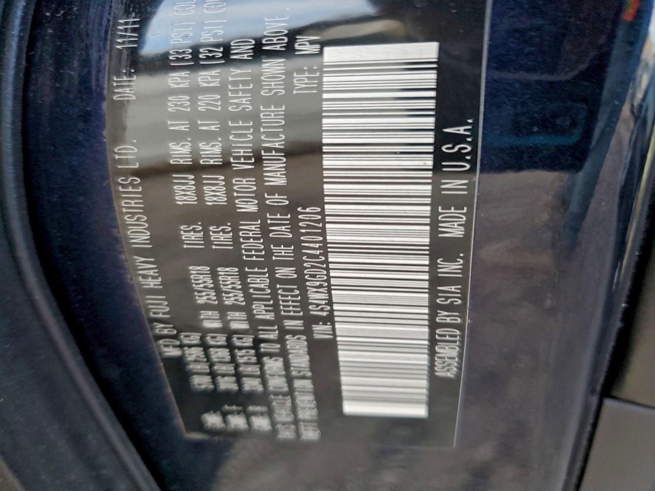 Subaru Tribeca Limited Image 2