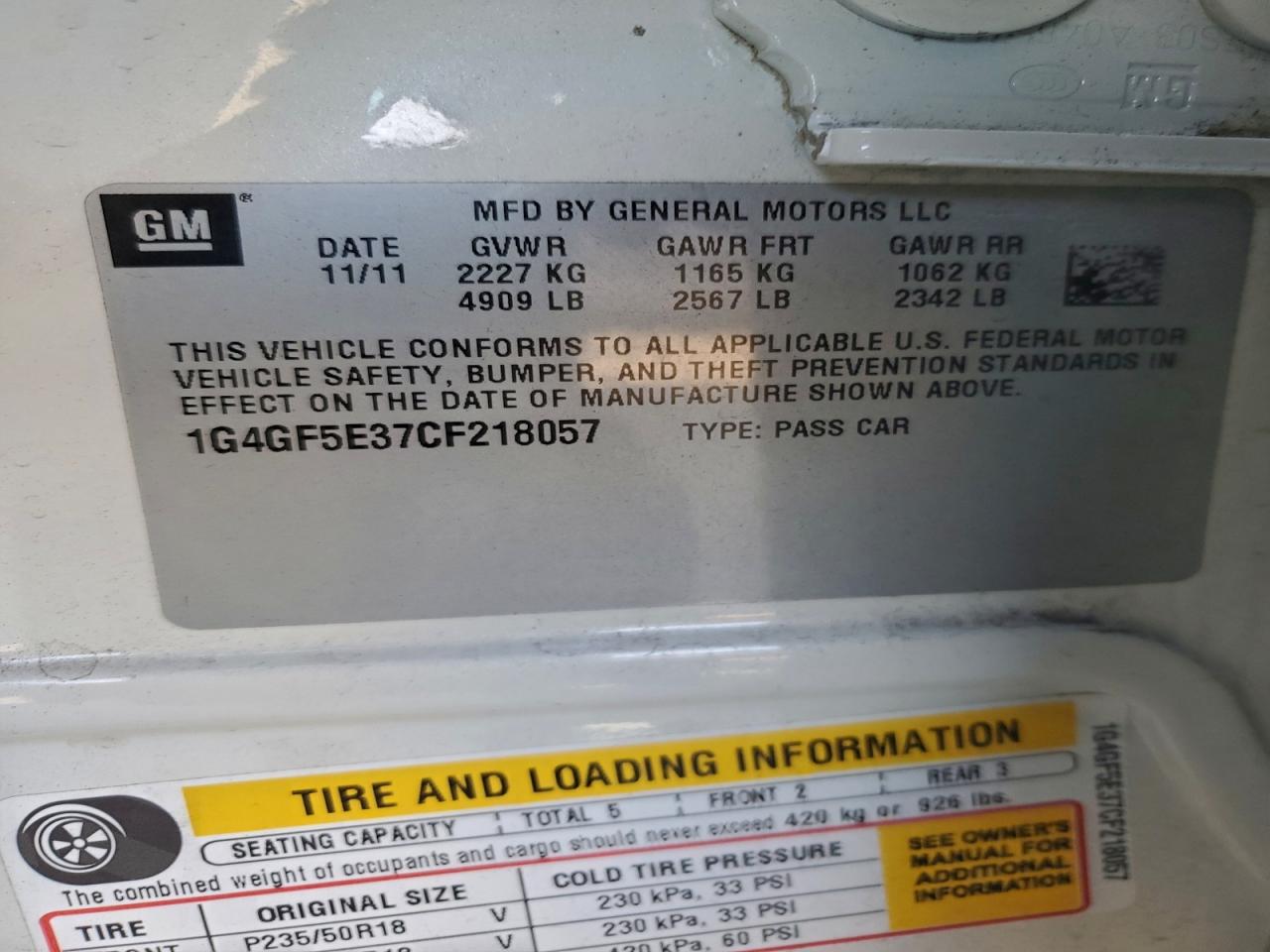 Buick LaCrosse Premium Image 9