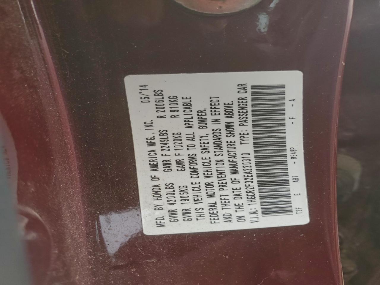 Honda Accord Lx Image 10