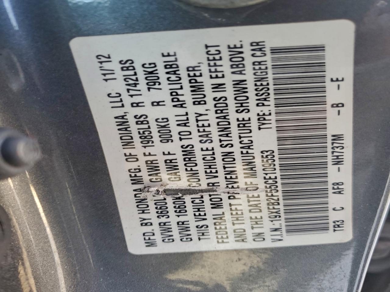 Honda Civic Lx Image 10