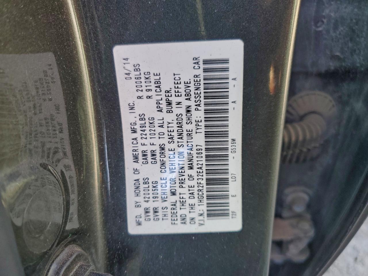 Honda Accord Lx Image 9